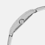 Buy Shop Michael Kors Emery Analog Crystals Silver Dial Silver Steel Strap Watch for Women - MK4648 USA Online