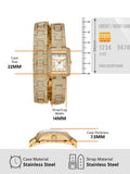 Buy Shop Michael Kors Emery Analog Crystals White Dial Gold Steel Strap Watch for Women - MK4835 USA Online