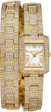 Buy Shop Michael Kors Emery Analog Crystals White Dial Gold Steel Strap Watch for Women - MK4835 USA Online