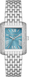 Buy Shop Michael Kors Emery Analog Three Hand Blue Dial Silver Steel Strap Watch for Women - MK4829 USA Online