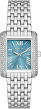 Buy Shop Michael Kors Emery Analog Three Hand Blue Dial Silver Steel Strap Watch for Women - MK4829 USA Online