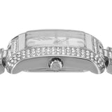 Buy Shop Michael Kors Emery Pave Double Wrap Crystals White Dial Silver Steel Strap Watch for Women - MK4836 USA Online