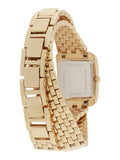 Buy Shop Michael Kors Emery Pave Double Wrap White Dial Gold Steel Strap Watch for Women - MK4833 USA Online