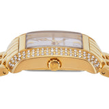 Buy Shop Michael Kors Emery Pave Double Wrap White Dial Gold Steel Strap Watch for Women - MK4833 USA Online