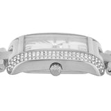 Buy Shop Michael Kors Emery Pave Double Wrap White Dial Silver Steel Strap Watch for Women - MK4834 USA Online