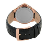 Buy Shop Michael Kors Emery Quartz Diamond Silver Dial Blue Leather Strap Watch For Women - MK2982 USA Online