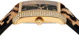 Buy Shop Michael Kors Emery Quartz Diamonds Black Dial Cheetah Print Leather Strap Watch For Women - MK7387 USA Online