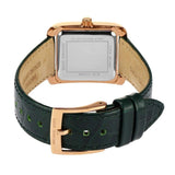 Buy Shop Michael Kors Emery Quartz Diamonds Green Dial Green Leather Strap Watch For Women - MK4697 USA Online