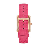 Buy Shop Michael Kors Emery Quartz Diamonds Rose Gold Dial Pink Leather Strap Watch For Women - MK2984 USA Online