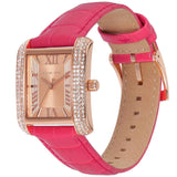 Buy Shop Michael Kors Emery Quartz Diamonds Rose Gold Dial Pink Leather Strap Watch For Women - MK2984 USA Online