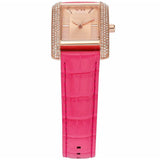 Buy Shop Michael Kors Emery Quartz Diamonds Rose Gold Dial Pink Leather Strap Watch For Women - MK2984 USA Online