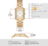 Buy Shop Michael Kors Emery Three-Hand Crystals Silver Dial Gold Steel Strap Watch for Women - MK4640 USA Online