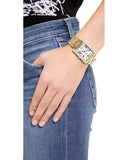Buy Shop Michael Kors Emery Three-Hand Crystals Silver Dial Gold Steel Strap Watch for Women - MK4640 USA Online