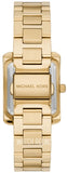 Buy Shop Michael Kors Emery Three-Hand Crystals Silver Dial Gold Steel Strap Watch for Women - MK4640 USA Online