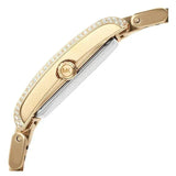 Buy Shop Michael Kors Emery Three-Hand Crystals Silver Dial Gold Steel Strap Watch for Women - MK4643 USA Online