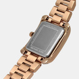 Buy Shop Michael Kors Emery Three-Hand Crystals Silver Dial Rose Gold Steel Strap Watch for Women - MK4641 USA Online