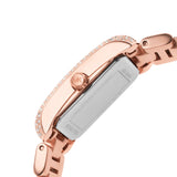 Buy Shop Michael Kors Emery Three-Hand Crystals Silver Dial Rose Gold Steel Strap Watch for Women - MK4641 USA Online