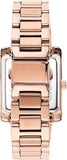 Buy Shop Michael Kors Emery Three-Hand Crystals Silver Dial Rose Gold Steel Strap Watch for Women - MK4644 USA Online