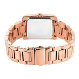 Buy Shop Michael Kors Emery Three-Hand Crystals Silver Dial Rose Gold Steel Strap Watch for Women - MK4644 USA Online