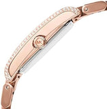 Buy Shop Michael Kors Emery Three-Hand Crystals Silver Dial Rose Gold Steel Strap Watch for Women - MK4644 USA Online