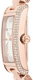 Buy Shop Michael Kors Emery Three-Hand Crystals Silver Dial Rose Gold Steel Strap Watch for Women - MK4644 USA Online
