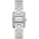 Buy Shop Michael Kors Emery Three-Hand Crystals White Dial Silver Steel Strap Watch for Women - MK4642 USA Online
