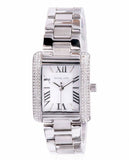 Buy Shop Michael Kors Emery Three-Hand Crystals White Dial Silver Steel Strap Watch for Women - MK4642 USA Online