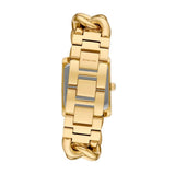 Buy Shop Michael Kors Emery Three Hand Leopard Print Gold Dial Gold Steel Strap Watch For Women - MK7437 USA Online