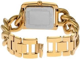 Buy Shop Michael Kors Emery Three Hand Leopard Print Gold Dial Gold Steel Strap Watch For Women - MK7437 USA Online