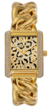 Buy Shop Michael Kors Emery Three Hand Leopard Print Gold Dial Gold Steel Strap Watch For Women - MK7437 USA Online