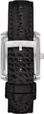 Buy Shop Michael Kors Emery Three Hand Silver Dial Black Leather Strap Watch For Women - MK4696 USA Online