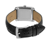 Buy Shop Michael Kors Emery Three Hand Silver Dial Black Leather Strap Watch For Women - MK4696 USA Online