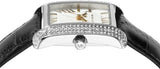 Buy Shop Michael Kors Emery Three Hand Silver Dial Black Leather Strap Watch For Women - MK4696 USA Online