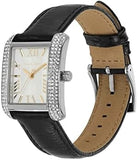 Buy Shop Michael Kors Emery Three Hand Silver Dial Black Leather Strap Watch For Women - MK4696 USA Online