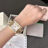 Buy Shop Michael Kors Emery Three Hand Silver Dial Gold Steel Strap Watch For Women - Mk7300 USA Online