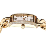 Buy Shop Michael Kors Emery Three Hand Silver Dial Gold Steel Strap Watch For Women - Mk7300 USA Online