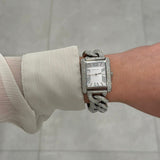 Buy Shop Michael Kors Emery Three Hand Silver Dial Silver Steel Strap Watch For Women - MK7299 USA Online