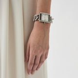 Buy Shop Michael Kors Emery Three Hand Silver Dial Silver Steel Strap Watch For Women - MK7299 USA Online