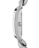 Buy Shop Michael Kors Emery Three Hand Silver Dial Silver Steel Strap Watch For Women - MK7299 USA Online