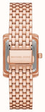 Buy Shop Michael Kors Emery Three-Hand White Dial Rose Gold Steel Strap Watch for Women - MK4743 USA Online
