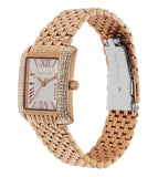 Buy Shop Michael Kors Emery Three-Hand White Dial Rose Gold Steel Strap Watch for Women - MK4743 USA Online