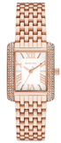 Buy Shop Michael Kors Emery Three-Hand White Dial Rose Gold Steel Strap Watch for Women - MK4743 USA Online