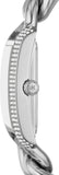 Buy Shop Michael Kors Emery Three Hand White Dial Silver Steel Strap Watch For Women - MK7438 USA Online