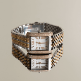 Buy Shop Michael Kors Emery Three-Hand White Dial Two Tone Steel Strap Watch for Women - MK4744 USA Online