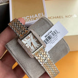 Buy Shop Michael Kors Emery Three-Hand White Dial Two Tone Steel Strap Watch for Women - MK4744 USA Online