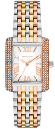 Buy Shop Michael Kors Emery Three-Hand White Dial Two Tone Steel Strap Watch for Women - MK4744 USA Online