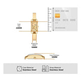 Buy Shop Michael Kors Empire Analog Gold Dial Gold Steel Strap Watch for Women - MK4840 USA Online