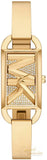 Buy Shop Michael Kors Empire Analog Gold Dial Gold Steel Strap Watch for Women - MK4840 USA Online
