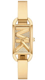 Buy Shop Michael Kors Empire Analog Gold Dial Gold Steel Strap Watch for Women - MK4840 USA Online