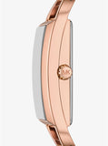 Buy Shop Michael Kors Empire Pavé Analog Rose Gold Dial Rose Gold Steel Strap Watch for Women - MK4858 USA Online